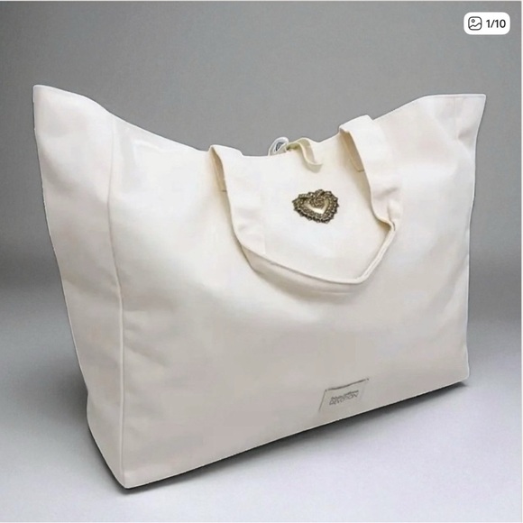 Dolce and Gabbana Devotion Cream Tote - Picture 1 of 9